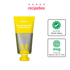 Kem chống nắng nâng tông RECIPEBOX Multi action Tone up Sun cream 50ml