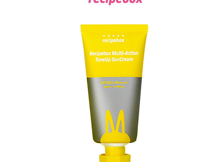 Kem chống nắng nâng tông RECIPEBOX Multi action Tone up Sun cream 50ml