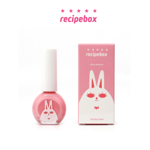 Sơn móng tay gốc nước cho trẻ em RECIPEBOX Kids Water Base Nail Polish màu Cherry Blossom 10ml