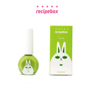 Sơn móng tay gốc nước cho trẻ em RECIPEBOX Kids Water Base Nail Polish màu Fresh Green  10ml