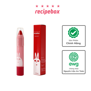 Son môi bút chì  cho trẻ em RECIPEBOX Easy Clean Lip Crayon 3g