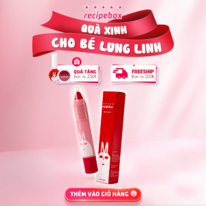 Son môi bút chì  cho trẻ em RECIPEBOX Easy Clean Lip Crayon 3g