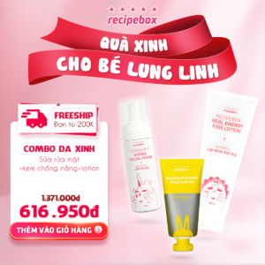 Combo Da Xinh Sửa Rửa Mặt+ Lotion+ Kem Chống Nắng