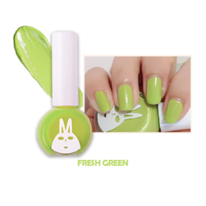 Sơn móng tay gốc nước cho trẻ em RECIPEBOX Kids Water Base Nail Polish màu Fresh Green  10ml